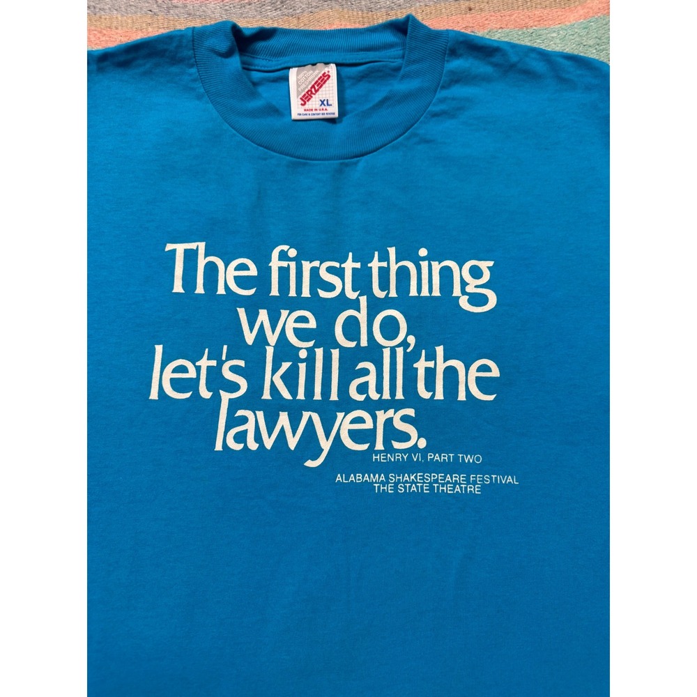 Vintage‎ Single Stitch Shakespeare Tee Alabama Festival – XL - Picture 3 of 7